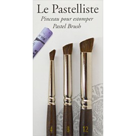 Set 3 pinceles biselados para pastel