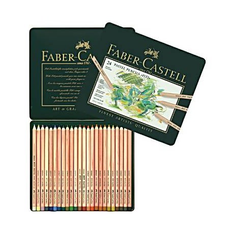 Lapiz Pastel 24u Pitt Faber-Castell