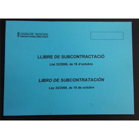 Libro de Subcontratación Bilingue