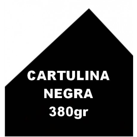 Cartulina Negra 380gr 50x70cm