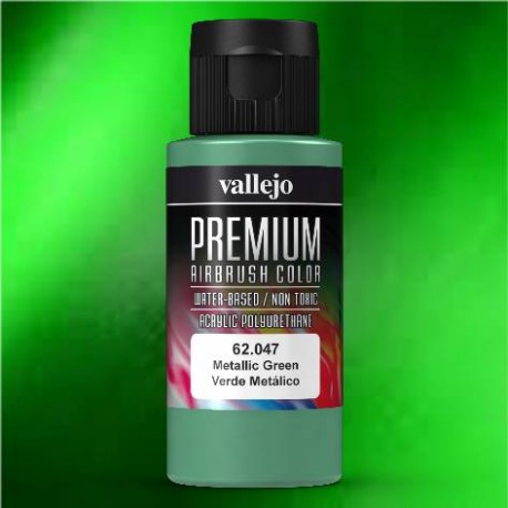 Premium RC-Color Verde Metálico 60ml Vallejo
