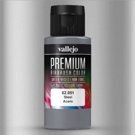 Premium RC-Color Acero 60ml Vallejo