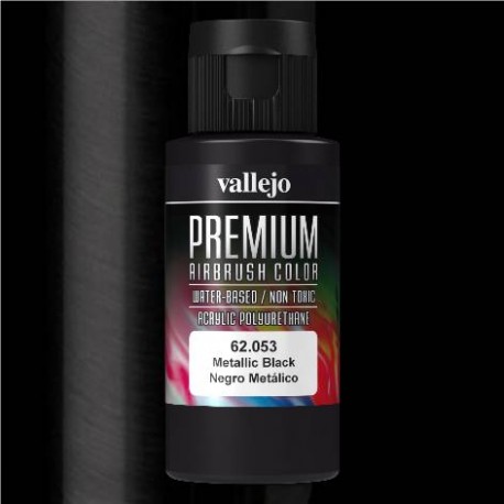 Premium RC-Color Negro Metálico 60ml Vallejo