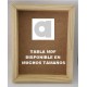 Bastidor con Tabla 100X60x3.3cm