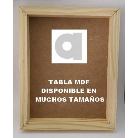 Bastidor con Tabla 100X60x3.3cm