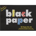 Papel Negro Mate 80gr  A4 Pack 50h