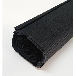 Papel Crespon Florista Negro 50x250cm