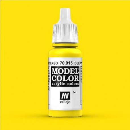 Model Color 14 Amarillo Intenso 17ml Vallejo