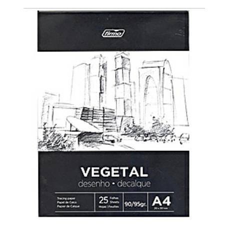 Papel Vegetal A4-90/95gr Pack 25hojas