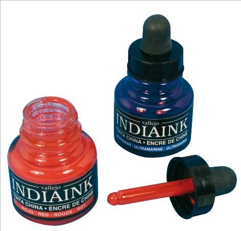 Vallejo : Indian Ink : 30ml : Red