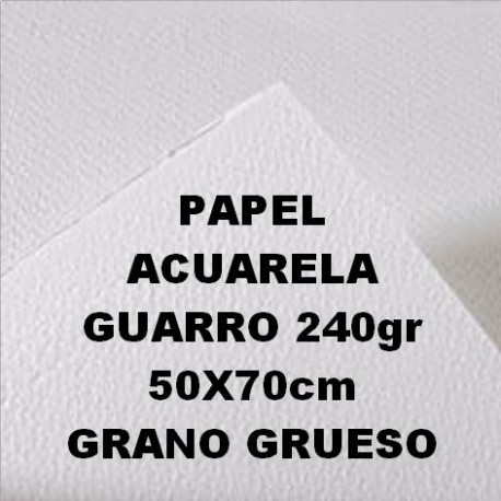Papel Acuarela 240g GG 50x70cm Guarro