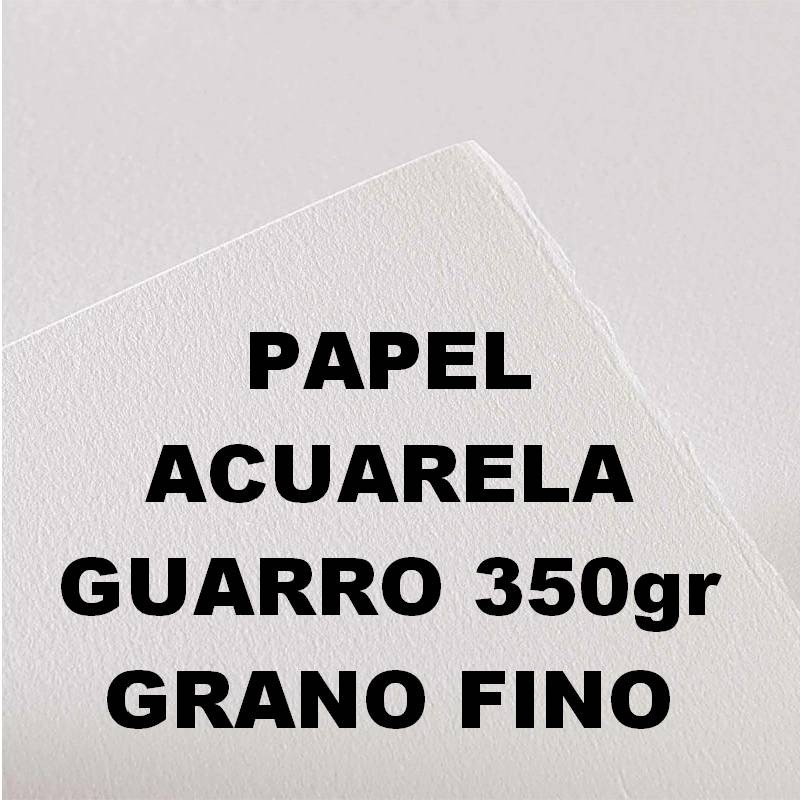 Papel Acuarela 350g GF 50x70 Guarro - papeleriana