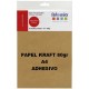 Papel Kraft Adhesivo A4 Pack 10 Hojas