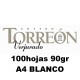 Papel Blanco 90gr A4 100h Torreón