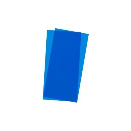 Plástico 15x30cm Azul 2 hojas