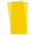 Plástico 15x30cm Amarillo 2 hojas