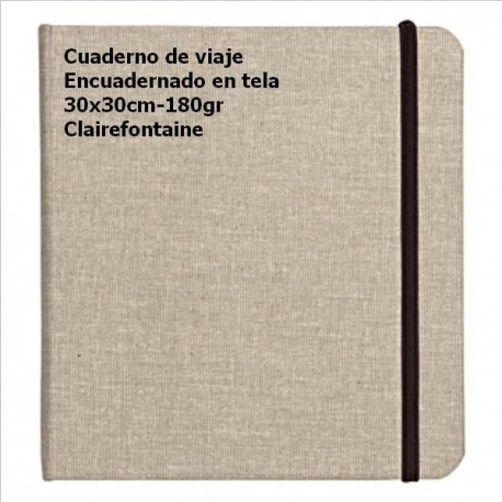 Cuaderno de Viaje 30x30cm Clairefontaine