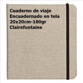 Cuaderno de Viaje 20x20cm Clairefontaine