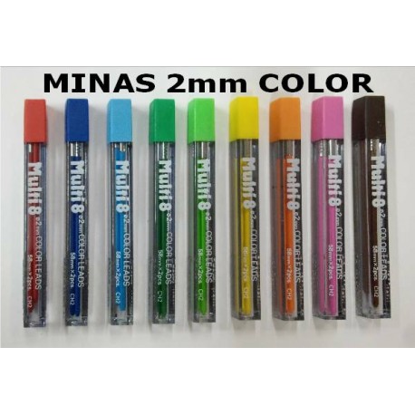 Minas 2mm Pentel Colores.