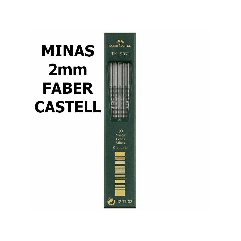Minas 2mm Faber-Castell - papeleriana