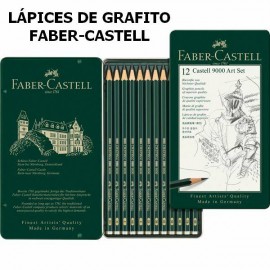 12 Lápices Grafito 2H-8B Faber-Castell