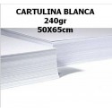 Cartulina Blanca 240g  50x65cm