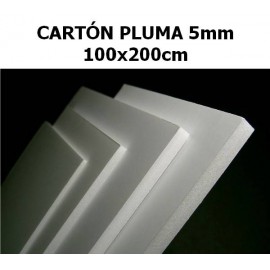 Cartón Pluma 5mm 100x200cm
