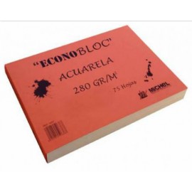 Acuarela Econobloc 20x20cm 280g 75hojas