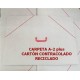 Carpeta A2 Plus Cartón Reciclado Asa
