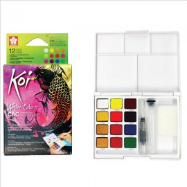 Koi Water Colors Sketch Box 12u
