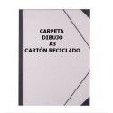 Carpeta Dibujo A3 Cartón/Gomas