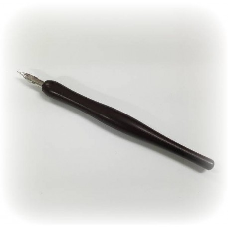 Palillero madera con plumilla