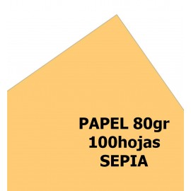 Papel A-4 80g 100h Sepia