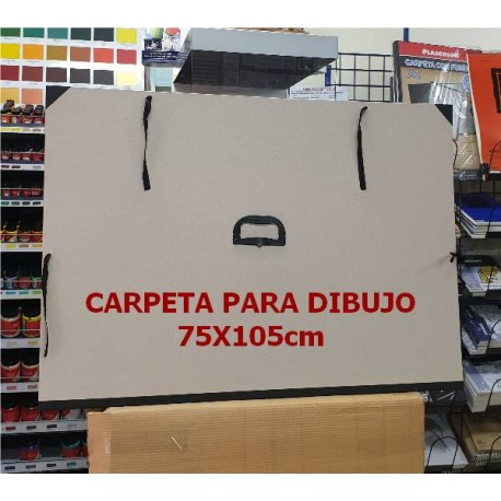 Carpeta Dibujo Cartón 105x75cm Asa