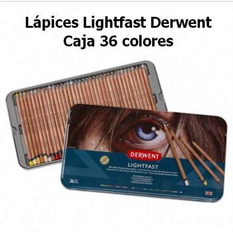 Lápices Lightfast Derwent Caja 36