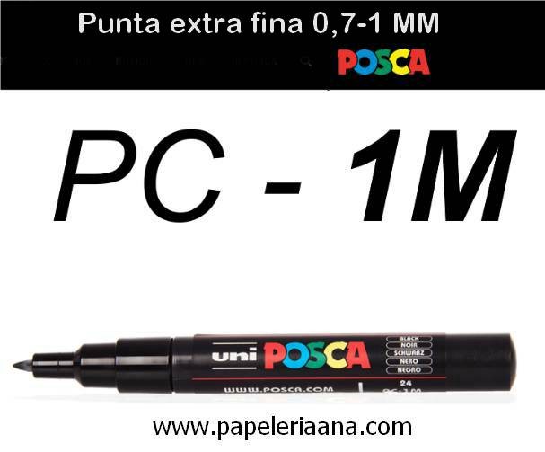 Uni POSCA PC-1M Rotulador De Pintura Extra Fina 0.7mm [Por 1