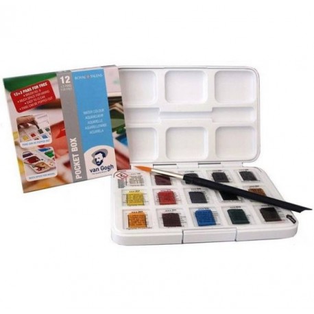 Acuarela Van Gogh 12+brush Talens