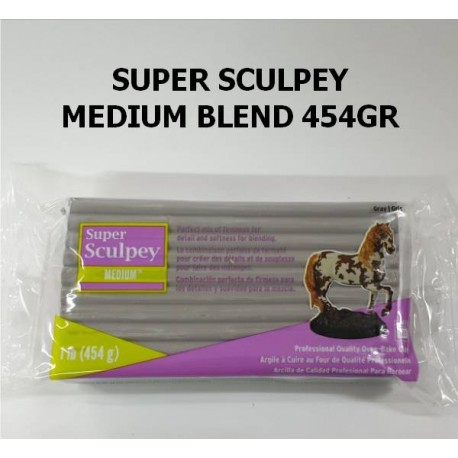 Super Sculpey Medium Blend 454gr