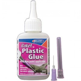 Roket Plastic Glue 30ml Deluxe