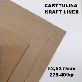 Cartulina Kraft  Liner 400gr 52,5x75cm