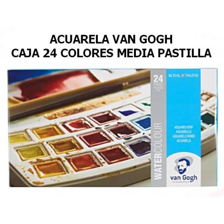 Acuarela Van Gogh 24 colores Talens - papeleriana