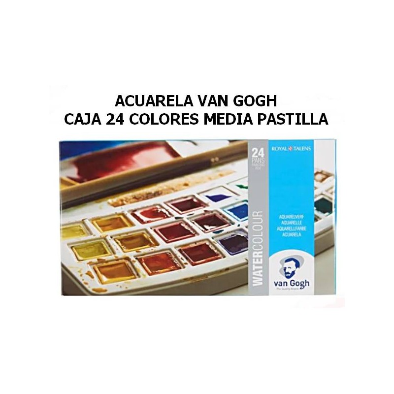 Acuarela Van Gogh 24 colores Talens - papeleriana