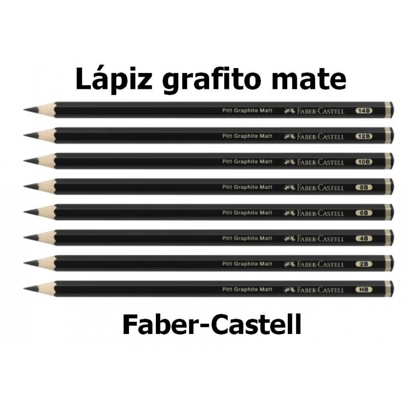 Lápiz Grafito Mate Faber-Castell - papeleriana