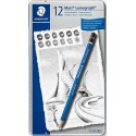 Lapiz Lumograph 2H-8B caja 12 Staedtler