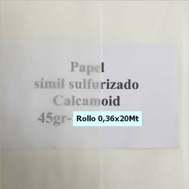 Papel Calcamoid Rollo 0,36x20Mt
