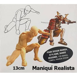 Maniquí Realista Plástico 13cm Hombre