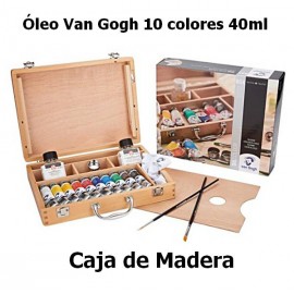 Caja Óleo 10 colores Van Gogh