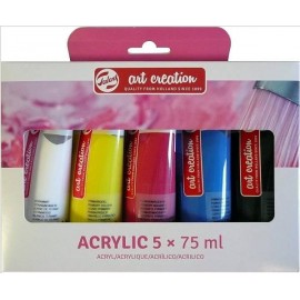 Acrílico Art Creation Set 5 col.75ml