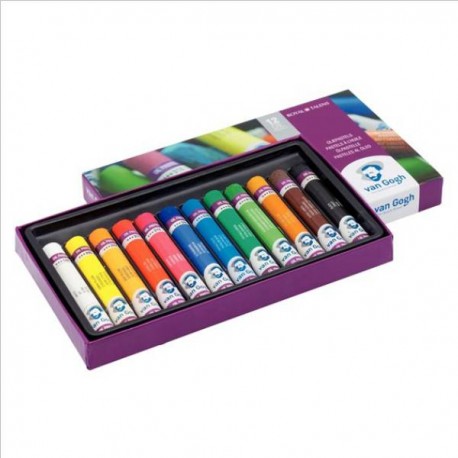 Pastel al Óleo 12colores Van Gogh