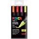 Caja 4 colores Fluor  PC-5 POSCA.
